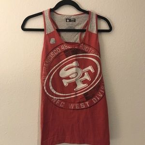 NWT Women’s 49ers tank top NFL brand apparel